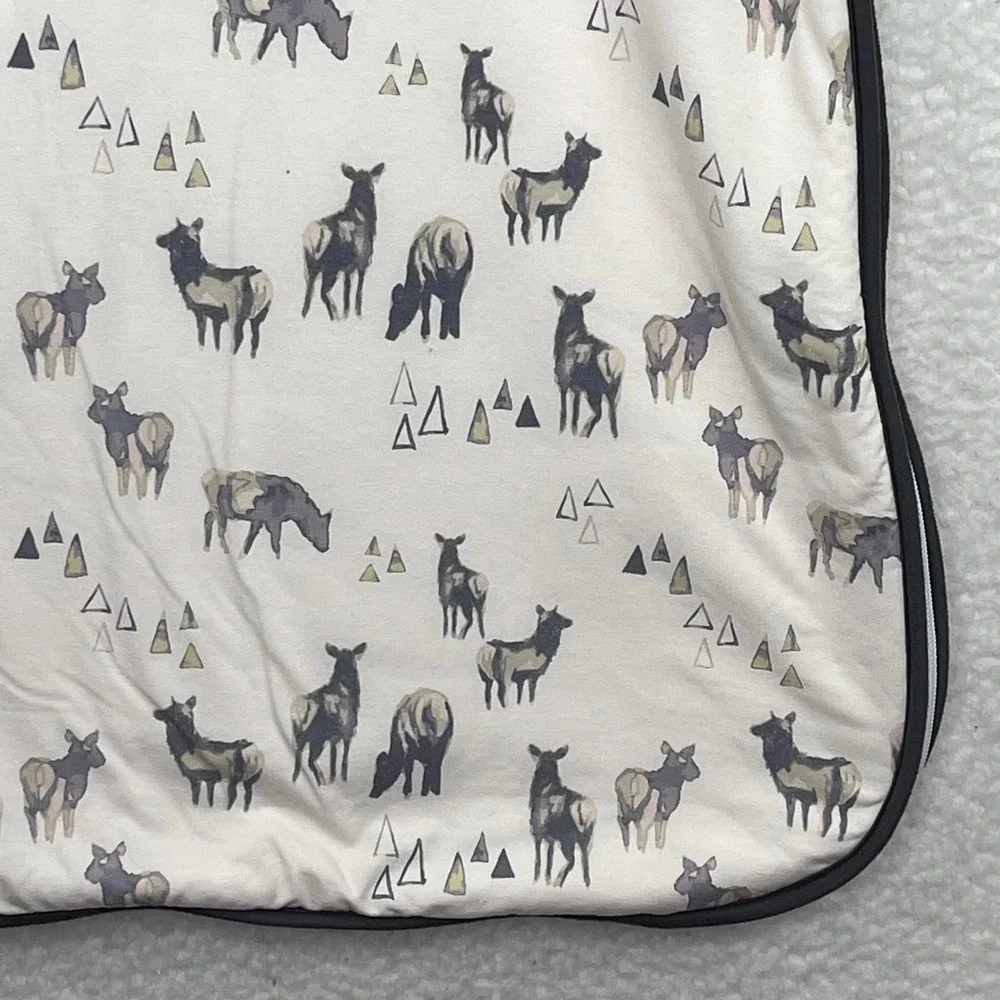 Copper Pearl Baby Sleep Bag Elk Mountain Print Neutral Wearable Blanket Large